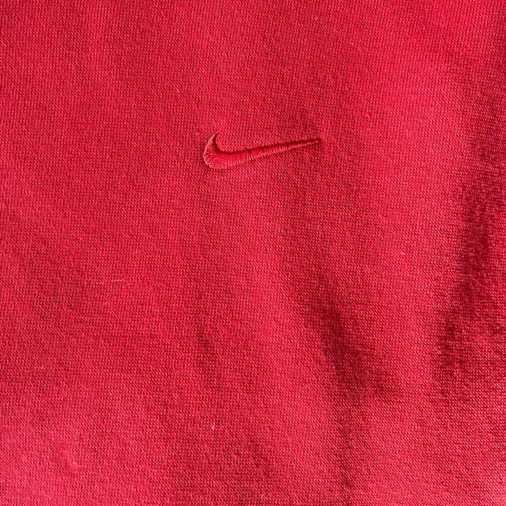Red Nike hoodie